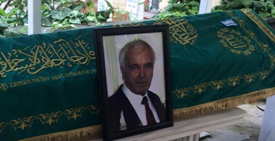 Emekli öğretmen Cahit Aliosman toprağa verildi